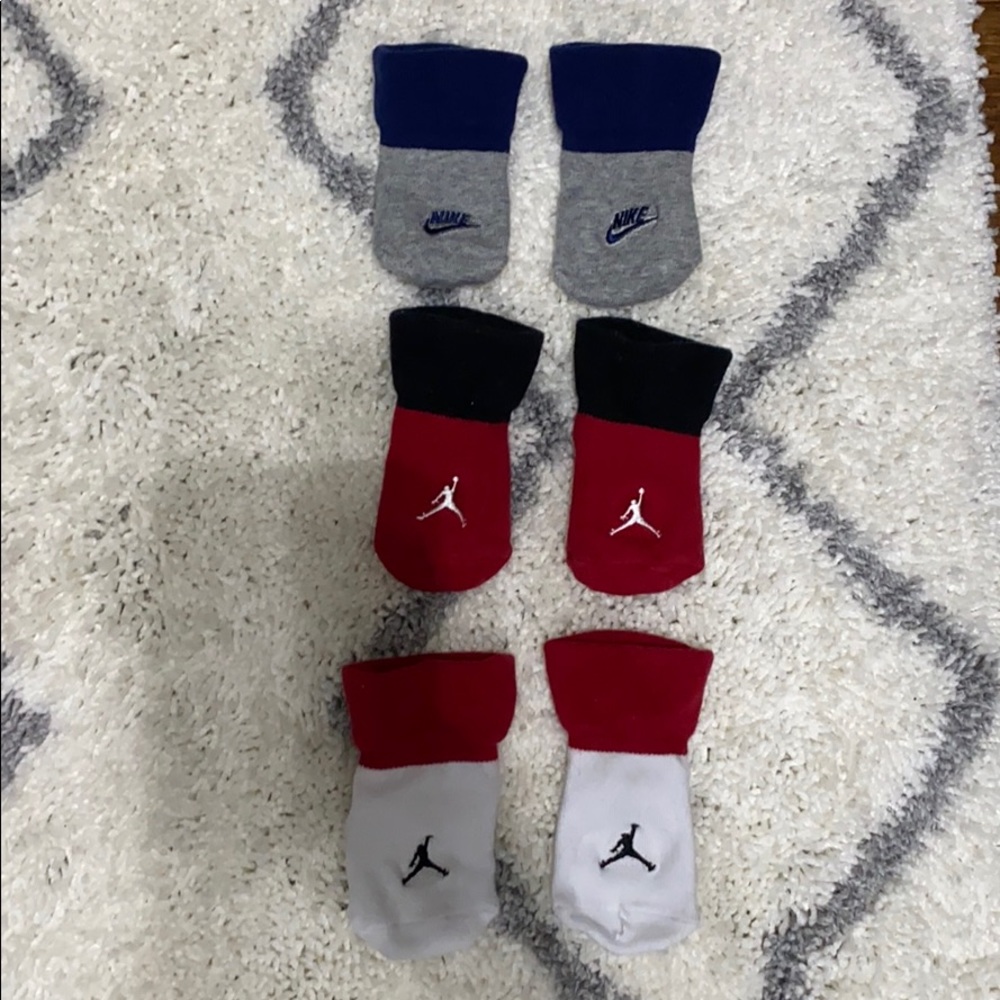 Nike and Jordan socks